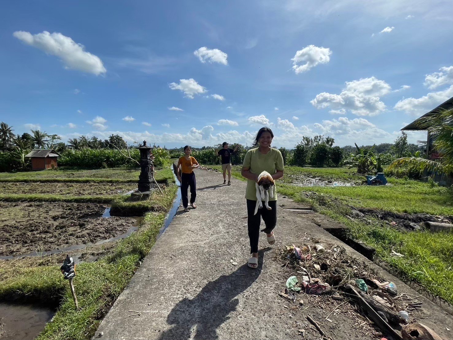 集落の清掃活動